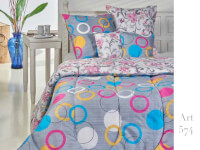 Acolchado estampado Melodía 1 1/2 pl - Art 0574