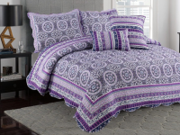 Cover Medallon 5 piezas King 270 x 270 cm.