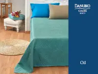 Cubrecama Danubio Bouti Colors 1 1/2 Plaza Oil
