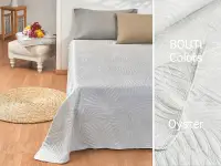 Cubrecama Danubio Bouti Colors 2 1/2 Plaza Oyster