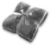 Frazada Flannel Luxury One Self King Gris