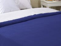 Manta Flannel Danubio Twin - Azul
