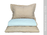 Quilt Cotton Touch VRD Queen - Natural Arena CT03