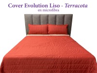 Quilt Evolution Liso 1 y 1/2 pz - Terracota