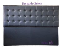 Respaldo para Sommier Belem Negro de 160 x 120 cm