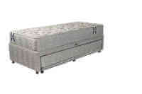 Sommier S5 con carrito y colchon superior Jackie 0,90 x 1,90 x 65