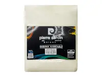 Sábana Ajustable Pierre Cardin percal 180 hilos King Natural