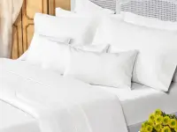 Sábanas Danubio Colors 144 hilos A/P 2 Plazas - White