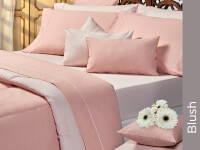 Sábanas Danubio Colors 200 hilos Twin Blush