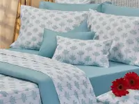 Sábanas Danubio Grafismo 144 Hilos Queen Mora