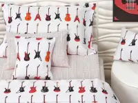 Sábanas Danubio Teens 132 hilos 1 1/2 plz  Guitar B117