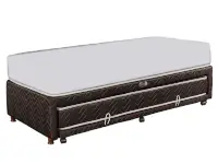 Sommier S5 con carrito (sin colchon superior) 0,90 x 1,90 x 42
