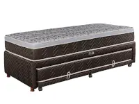 Sommier S5 con carrito y colchon superior Jackie 0,90 x 1,90 x 65