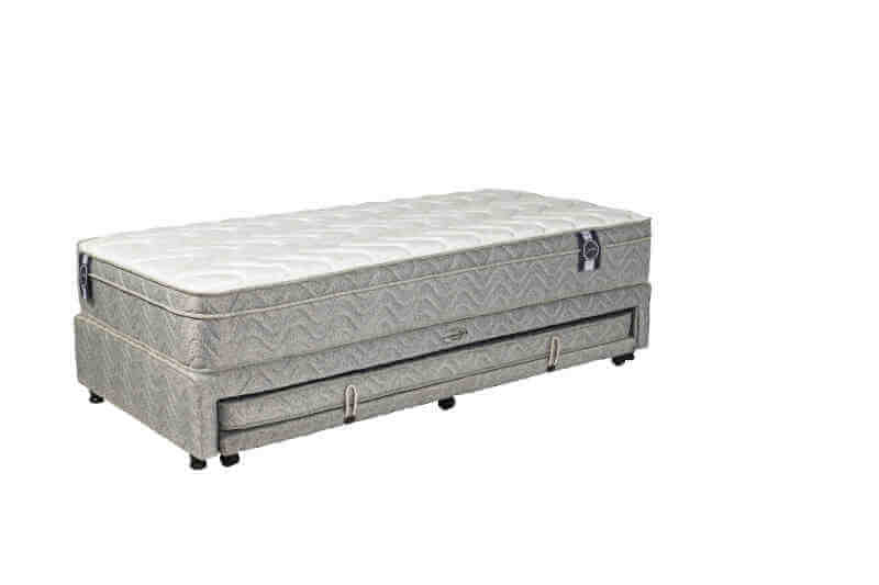 Sommier Duo con carrito y colchon superior Jackie 0,90 x 1,90 x 60