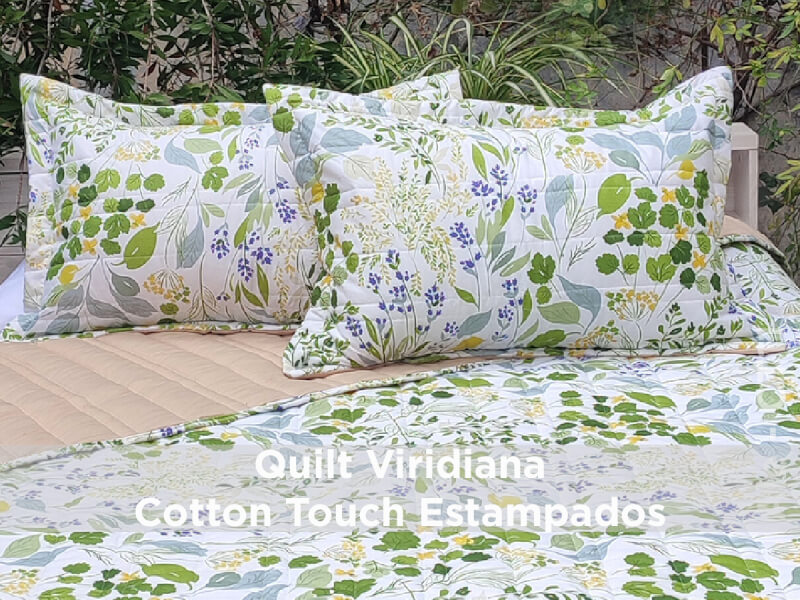 Quilt Cotton Touch VRD Queen - Silvy CT13
